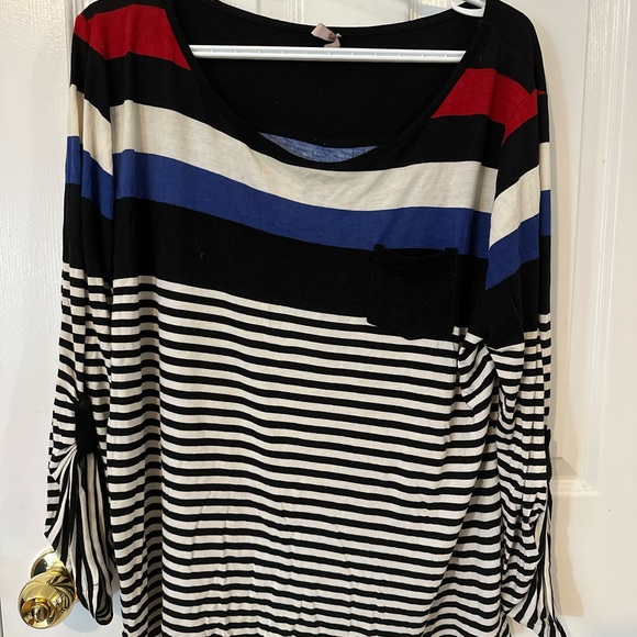 Women multicolour off the shoulder style top - Picture 2 of 4